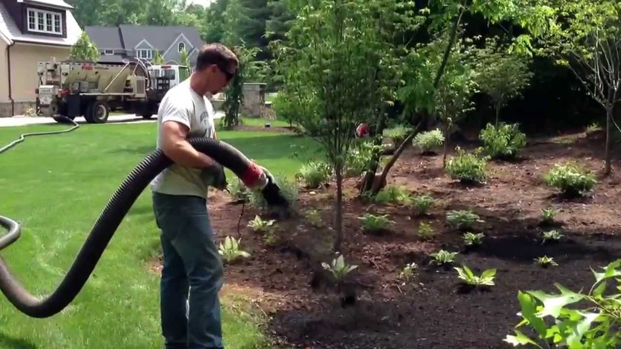 Mulch Blowing Mulching Services Friendly Tree Service